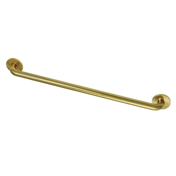 Kingston Brass GLDR814307 30-Inch X 1-1/4-Inch OD ADA Grab Bar, Brushed Brass GLDR814307 - main